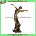 bronze nude dancing woman statue for decoration